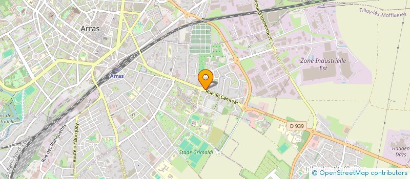 localisation de l'entreprise MONSIEUR ARNAUD LEFEBVRE à ARRAS