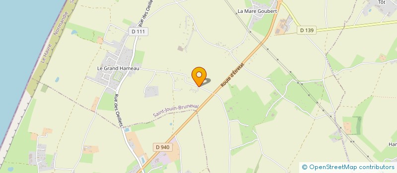 localisation de l'entreprise MONSIEUR ARNAUD LEFEBVRE  SAINT-JOUIN-BRUNEVAL