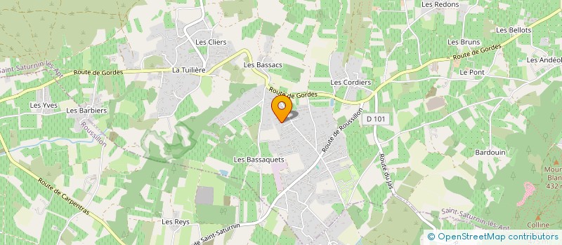 localisation de l'entreprise MONSIEUR ARNAUD LEFEBVRE  SAINT-SATURNIN-LES-APT