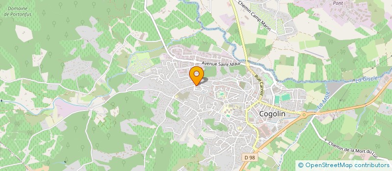 localisation de l'entreprise MONSIEUR ARNAUD LEFEUBVRE à COGOLIN