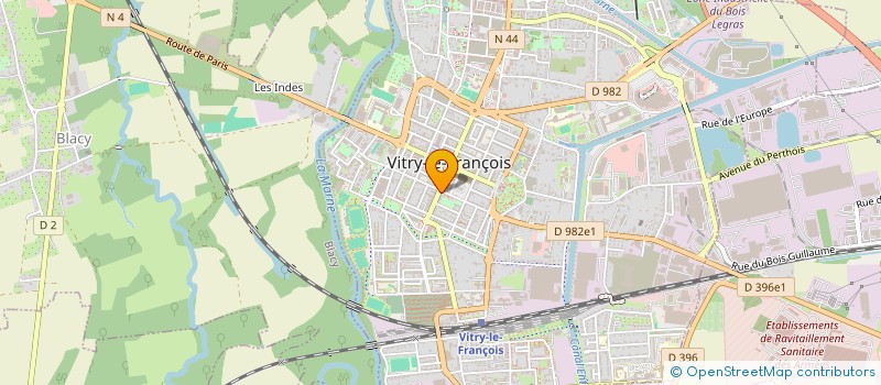 localisation de l'entreprise MONSIEUR ARNAUD LEFEVRE  VITRY-LE-FRANCOIS