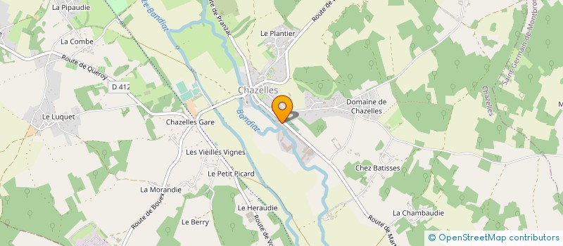 localisation de l'entreprise MONSIEUR ARNAUD LEGER à CHAZELLES