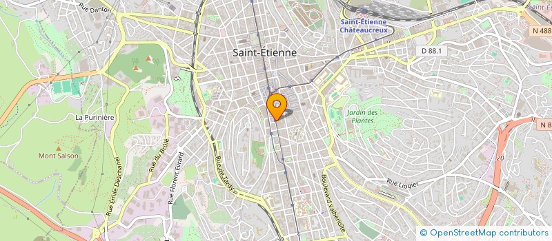 localisation de l'entreprise MONSIEUR ARNAUD LEHMANN  SAINT-ETIENNE