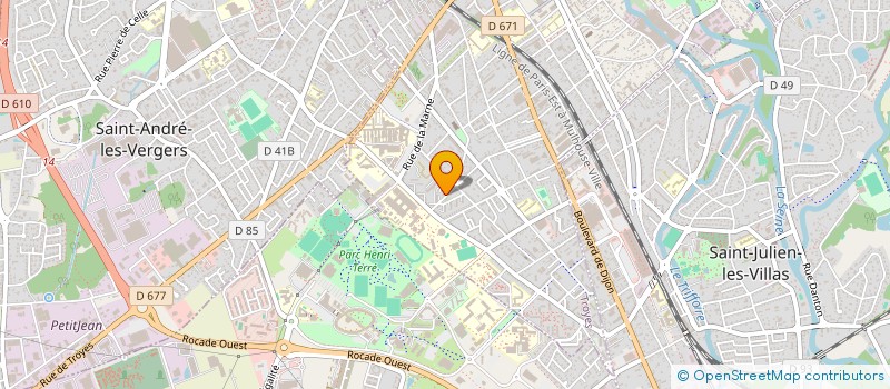 localisation de l'entreprise MONSIEUR ARNAUD LEININGER  TROYES