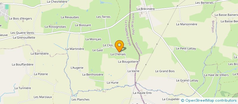 localisation de l'entreprise MONSIEUR ARNAUD LEJAS  LA CHAPELLE-ERBREE