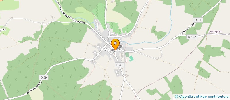 localisation de l'entreprise MONSIEUR ARNAUD LEJUS  VEAUGUES