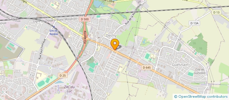 localisation de l'entreprise MONSIEUR ARNAUD LEMAIRE  DECHY