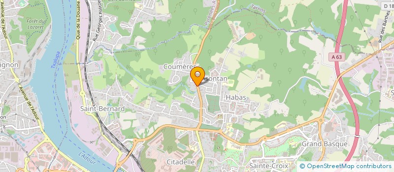 localisation de l'entreprise MONSIEUR ARNAUD LEMAIRE à BAYONNE
