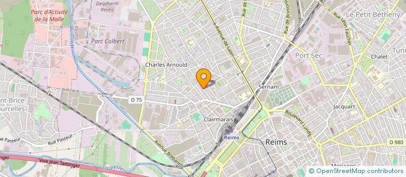 localisation de l'entreprise MONSIEUR ARNAUD LEMAIRE  REIMS