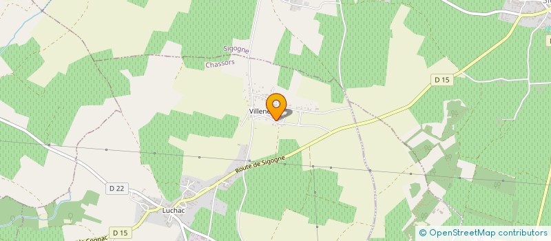 localisation de l'entreprise MONSIEUR ARNAUD LEMAIRE  CHASSORS