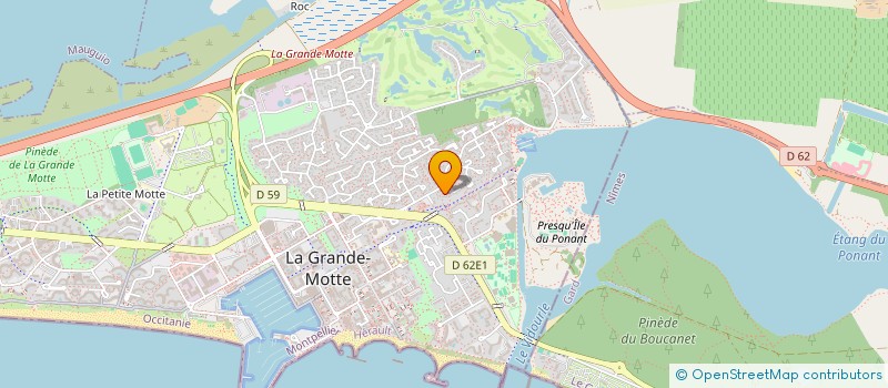 localisation de l'entreprise MONSIEUR ARNAUD LEMAISTRE  LA GRANDE-MOTTE