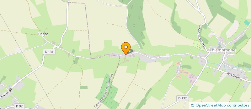 localisation de l'entreprise MONSIEUR ARNAUD LEMAITRE  THIEMBRONNE
