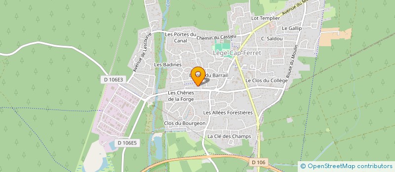 localisation de l'entreprise MONSIEUR ARNAUD LEMAITRE à LEGE-CAP-FERRET