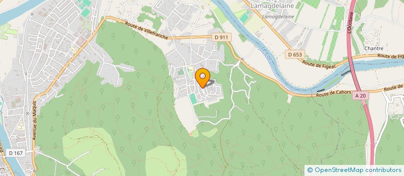 localisation de l'entreprise MONSIEUR ARNAUD LEMARCHAND  CAHORS