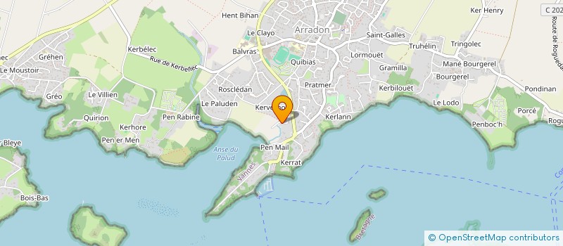 localisation de l'entreprise MONSIEUR ARNAUD LEMARCHAND à PLOUGOUMELEN