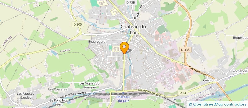 localisation de l'entreprise MONSIEUR ARNAUD LEMERCIER  MONTVAL-SUR-LOIR