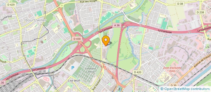 localisation de l'entreprise MONSIEUR ARNAUD LEMKE  COLMAR