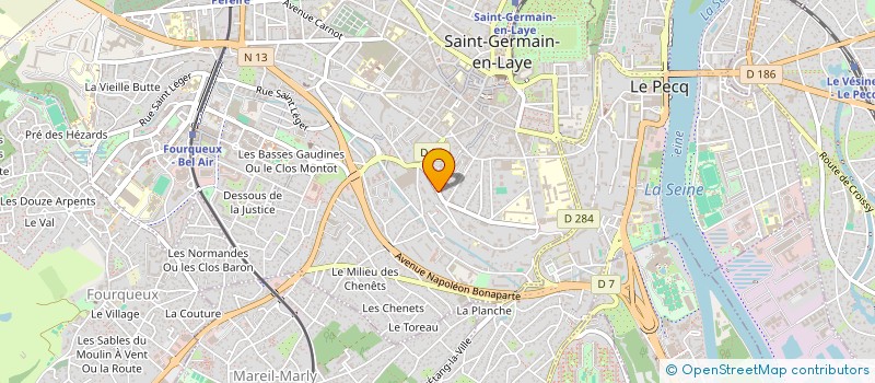 localisation de l'entreprise MONSIEUR ARNAUD LENES  SAINT-GERMAIN-EN-LAYE