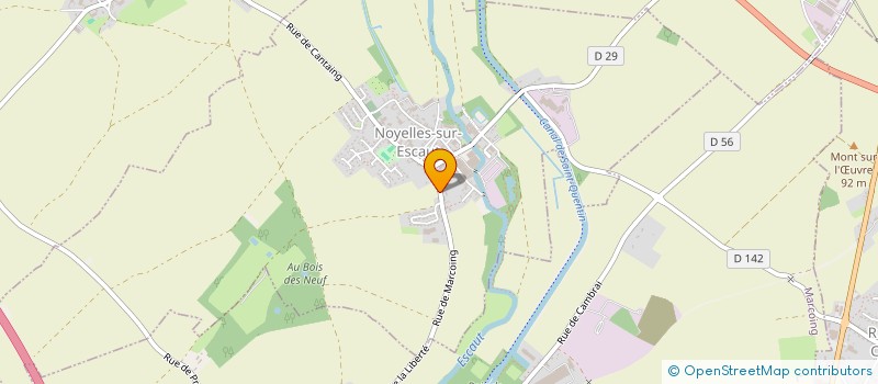 localisation de l'entreprise MONSIEUR ARNAUD LERICHE  RIBECOURT-LA-TOUR