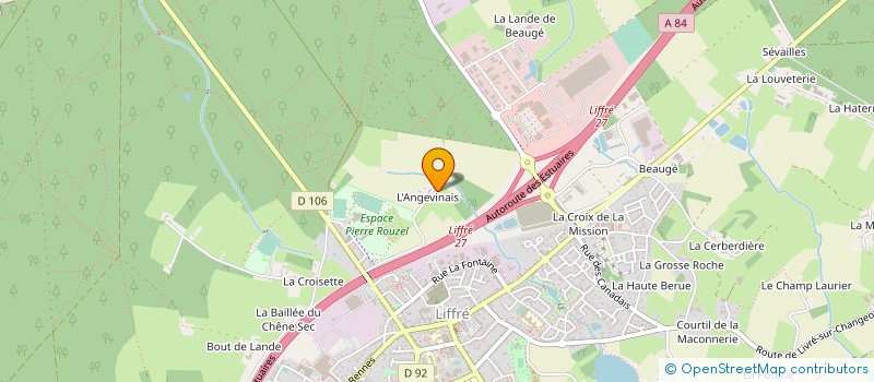 localisation de l'entreprise MONSIEUR ARNAUD LEROY  LIFFRE