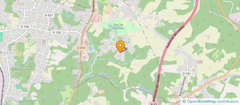 localisation de l'entreprise MONSIEUR ARNAUD LESBATS-DUBOIS  TARNOS