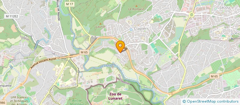 localisation de l'entreprise MONSIEUR ARNAUD LESCALLIER  CLAPIERS