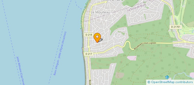 localisation de l'entreprise MONSIEUR ARNAUD LESCHALLIER DE LISLE à LA TESTE-DE-BUCH