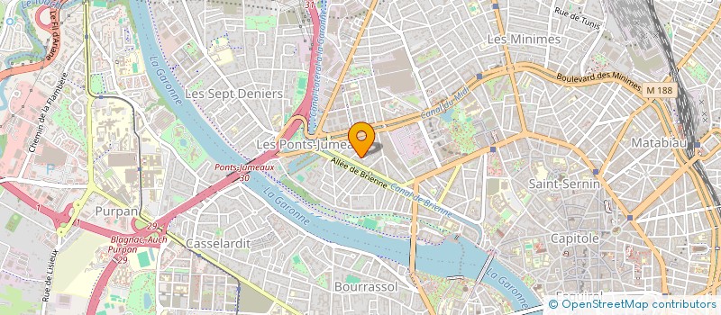localisation de l'entreprise MONSIEUR ARNAUD LESCURE à TOULOUSE