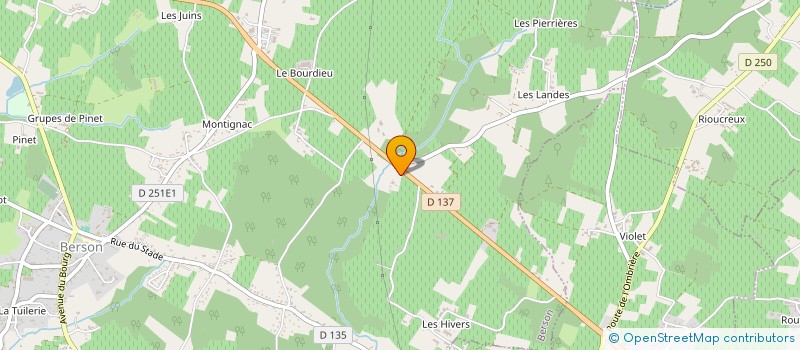 localisation de l'entreprise MONSIEUR ARNAUD LESNE  BERSON