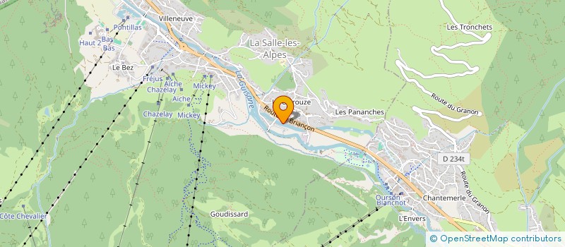 localisation de l'entreprise MONSIEUR ARNAUD LESTIDEAU à BRIANCON