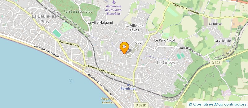 localisation de l'entreprise MONSIEUR ARNAUD LETORT à LA BAULE-ESCOUBLAC