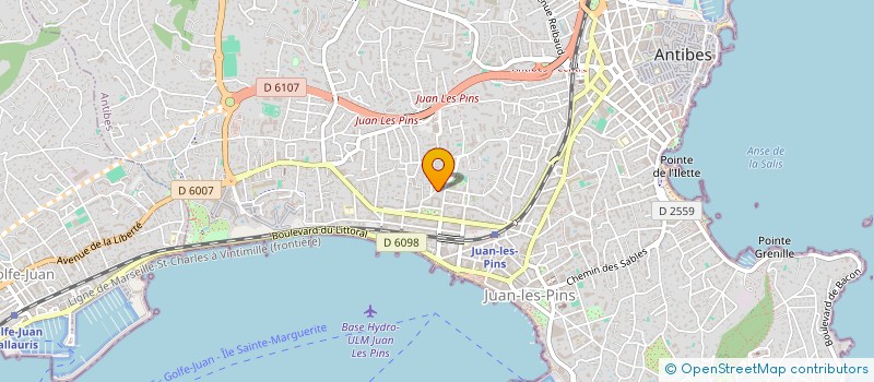 localisation de l'entreprise MONSIEUR ARNAUD LHUILLIER à ANTIBES
