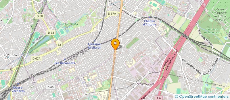 localisation de l'entreprise MONSIEUR ARNAUD LIEBAERT à ANTONY