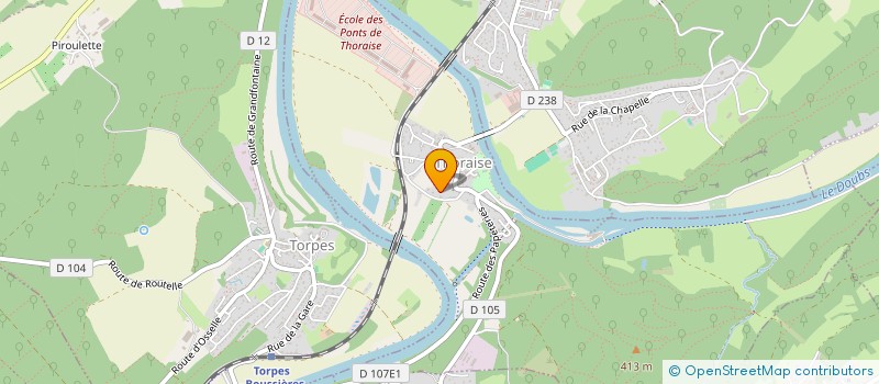 localisation de l'entreprise MONSIEUR ARNAUD LIEGEON  THORAISE