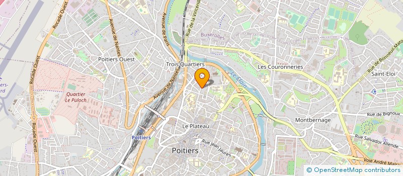 localisation de l'entreprise MONSIEUR ARNAUD LISSAJOUX à POITIERS
