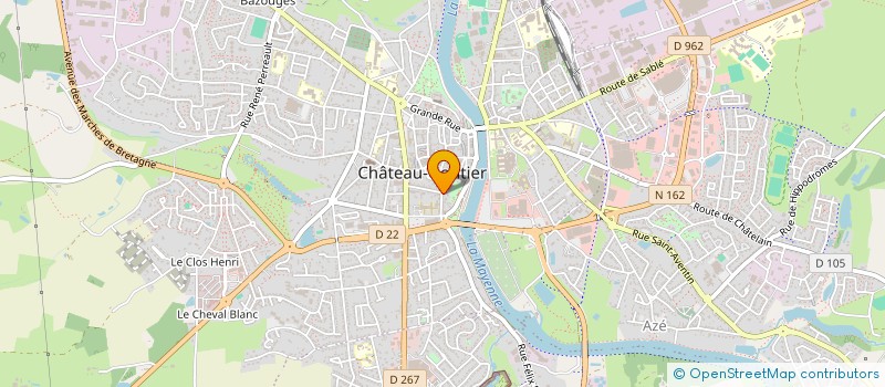 localisation de l'entreprise MONSIEUR ARNAUD LIVENAIS  CHATEAU-GONTIER-SUR-MAYENNE