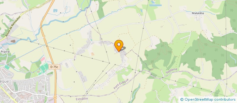 localisation de l'entreprise MONSIEUR ARNAUD LLOPIS  PONT-EVEQUE