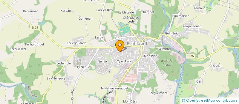 localisation de l'entreprise MONSIEUR ARNAUD LLORENS  CLEGUER