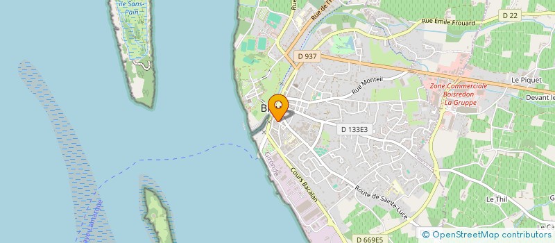 localisation de l'entreprise MONSIEUR ARNAUD LOPEZ  BLAYE