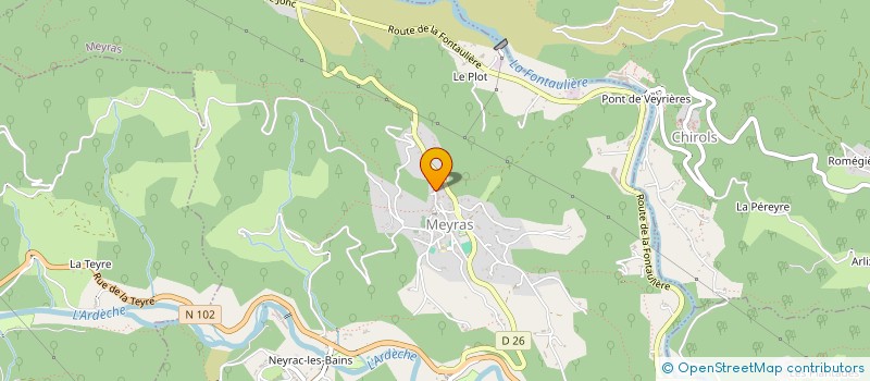 localisation de l'entreprise MONSIEUR ARNAUD LOPEZ à MEYRAS