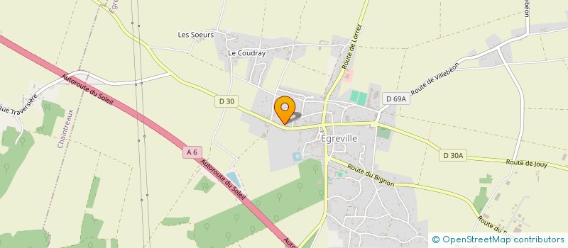 localisation de l'entreprise MONSIEUR ARNAUD LORET à EGREVILLE