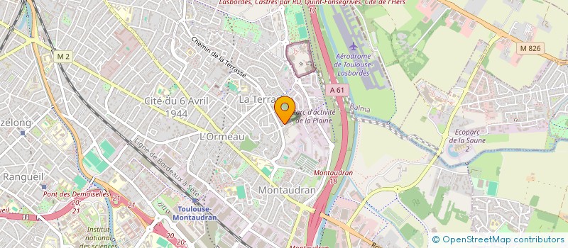 localisation de l'entreprise MONSIEUR ARNAUD LORGEOUX à TOULOUSE