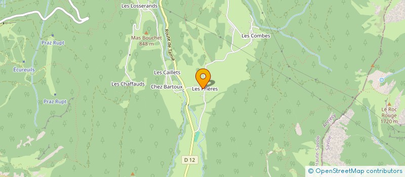 localisation de l'entreprise MONSIEUR ARNAUD LOSSERAND MADOUX  FAVERGES-SEYTHENEX