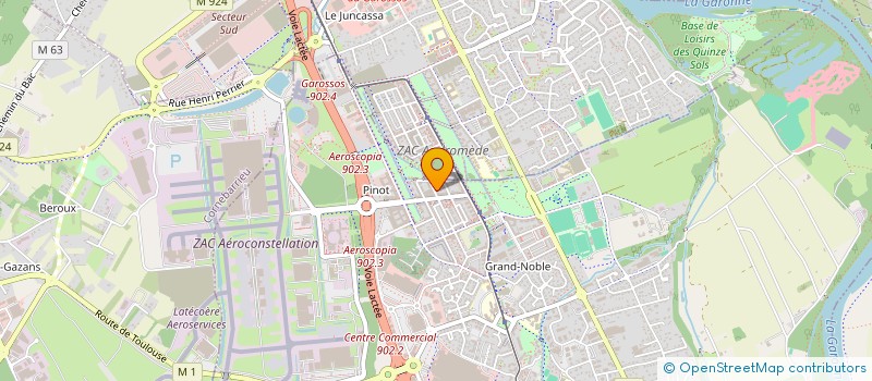 localisation de l'entreprise MONSIEUR ARNAUD LOUIS-ALEXANDRE  BLAGNAC