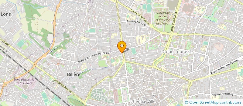 localisation de l'entreprise MONSIEUR ARNAUD LUCANTE à PAU