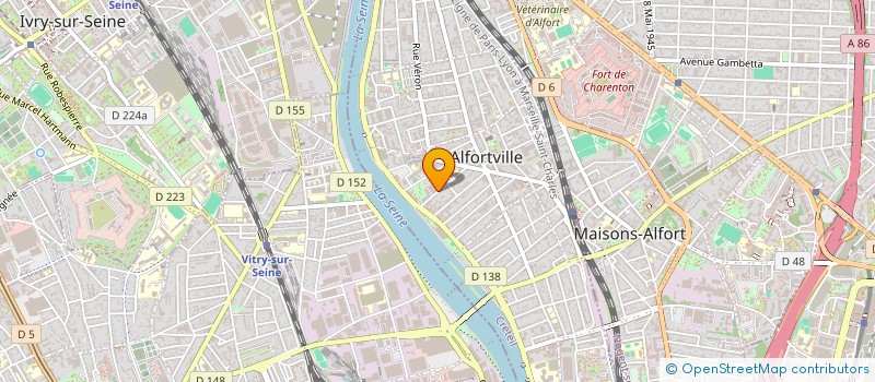 localisation de l'entreprise MONSIEUR ARNAUD LUCET à ALFORTVILLE