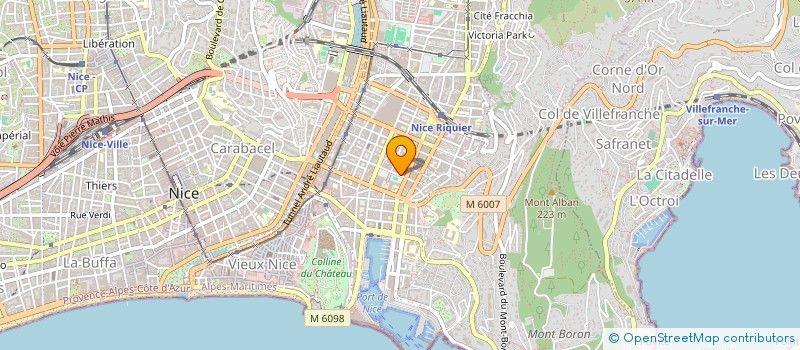 localisation de l'entreprise MONSIEUR ARNAUD LURTON à NICE