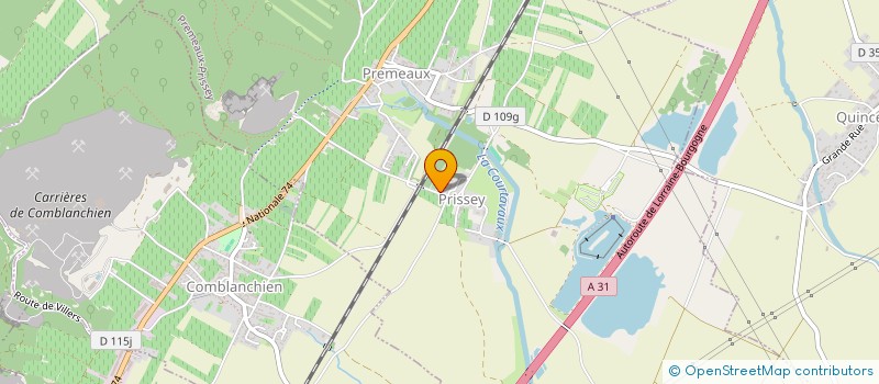 localisation de l'entreprise MONSIEUR ARNAUD MACHARD DE GRAMONT à PREMEAUX-PRISSEY