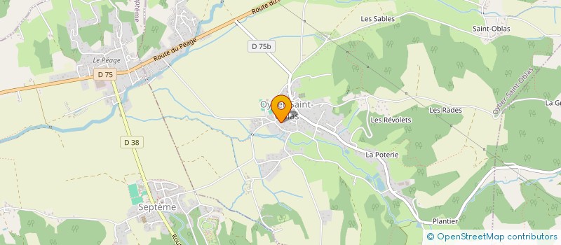 localisation de l'entreprise MONSIEUR ARNAUD MAESTRE  OYTIER-SAINT-OBLAS