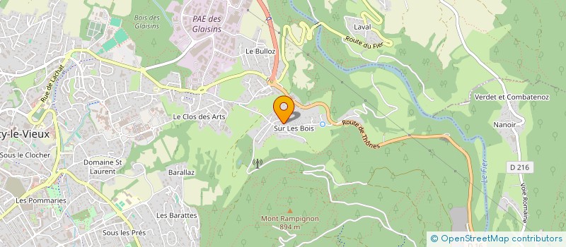 localisation de l'entreprise MONSIEUR ARNAUD MAESTRIPIERI à ANNECY